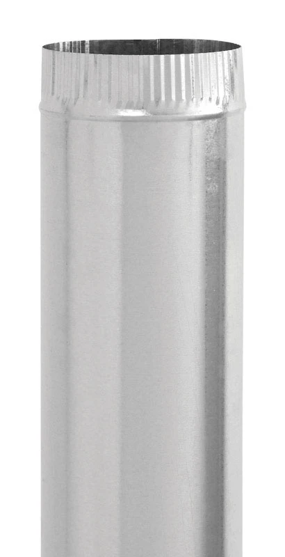 6 Inch Diameter X 30 Inch Length Galvanized Steel Furnace Pipe