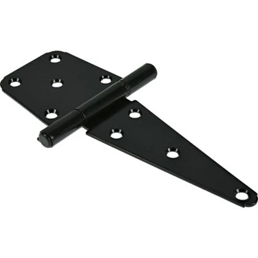 6 Inch Black Broad Heavy Duty T-hinges For Doors And Gates