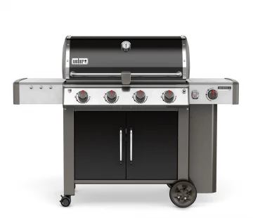 Genesis Ii Lx E-440 Black 4-burner Natural Gas Grill With 1 Side Burner