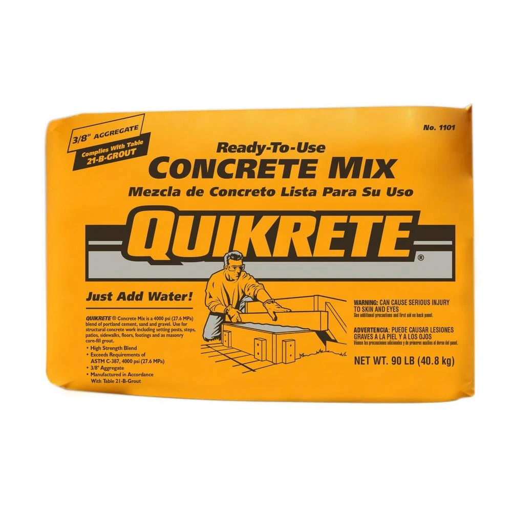 90 Lb. High-strength Concrete Mix For Durable Construction Projects