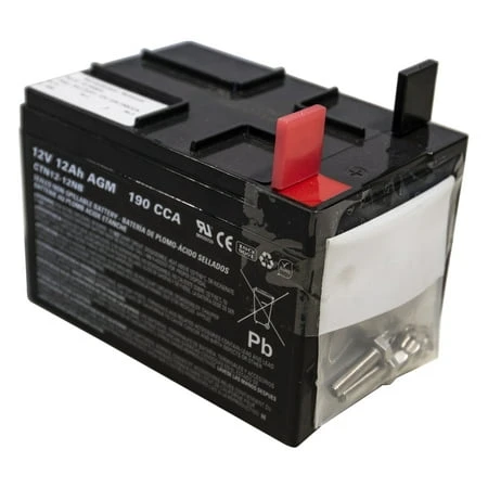 Gravely Oem 12v 12 Amp Battery With 190 Cold Cranking Amps