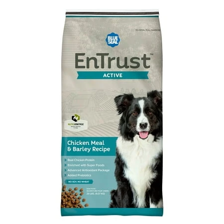 Active Chicken Meal & Barley Recipe Premium Dog Food 20lb Bag
