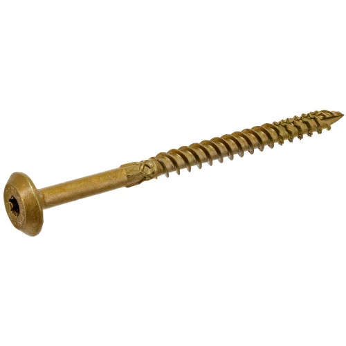 Structural Lag Screws 1/4" X 6" - 50 Pieces, Corrosion Resistant
