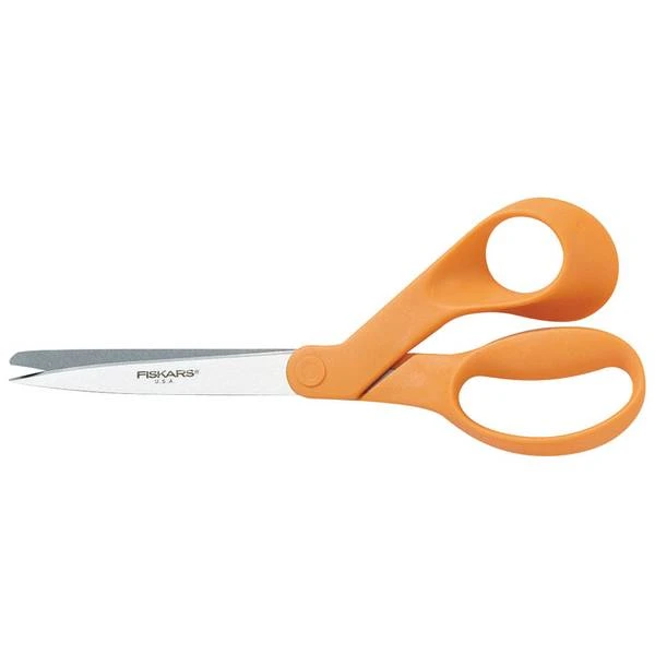 Original Orange Handled Scissors - 8 Inch Precision Cutting Tool