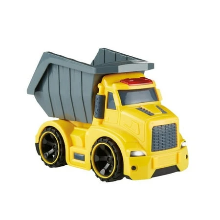 Lights And Sounds Dump Truck Friction Powered With Working Dump Bin For Ages 3+