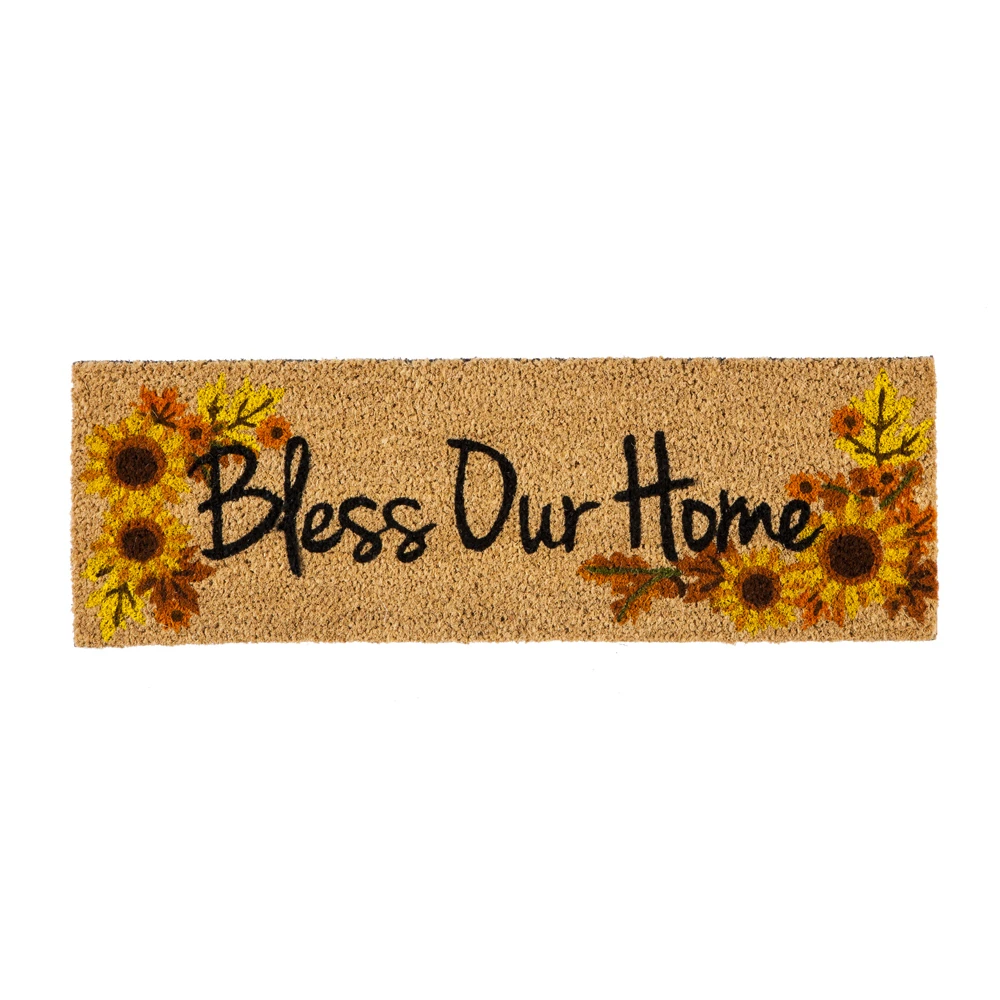 Kensington Sunflowers Bless Our Home Interchangeable Switch Mat - Decorative Outdoor Mat