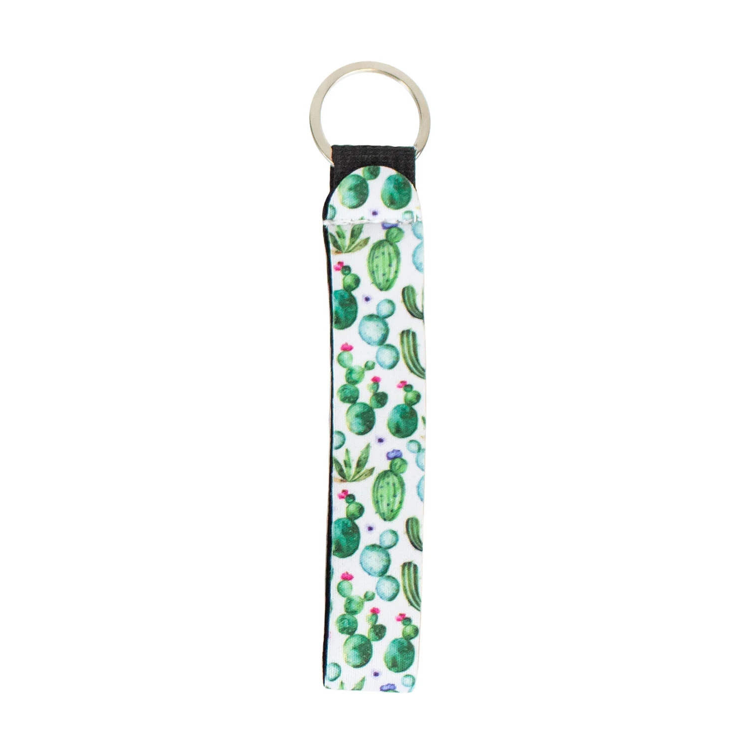 Neoprene Multicolored Wristlet Keychain - Stylish Key Accessory