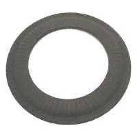 6-605 6 Inch 24 Gauge Black Stove Pipe Collar For Ventilation