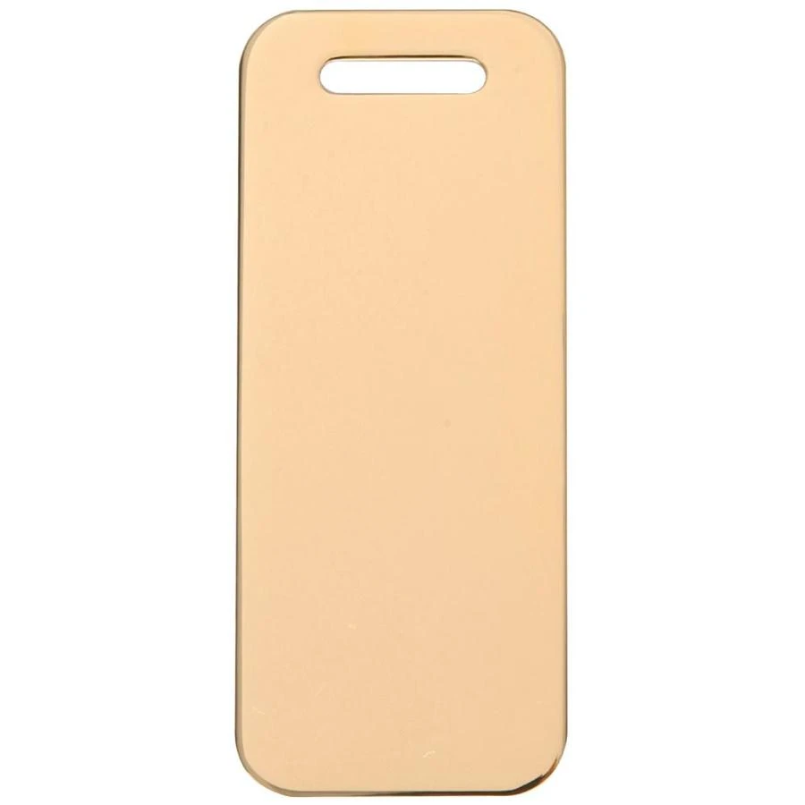 Engravable Gold Luggage Tag With Durable Strap