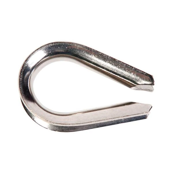 Standard Zinc Plated Thimble For Rope And Cable Use