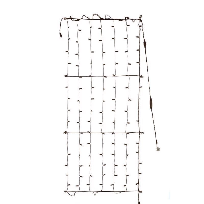 Platinum Led Mini Pure White 100 Count Net Christmas Lights 6 Feet