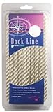 Twisted Nylon Dock Line 3/8 Inch X 20 Feet White Marine Rope
