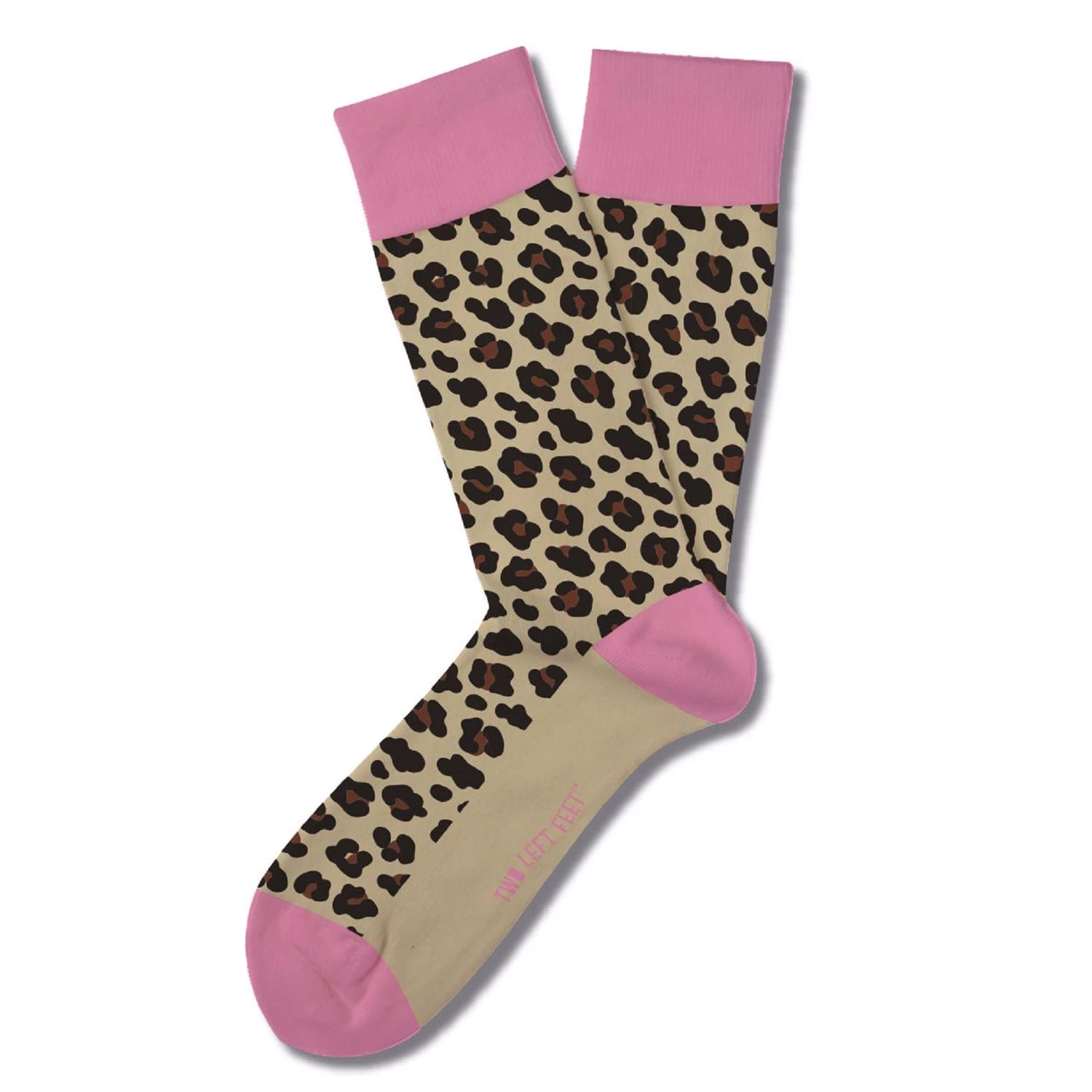 Unisex Jungle Barbie Socks Size Small/medium Tan With Animal Print
