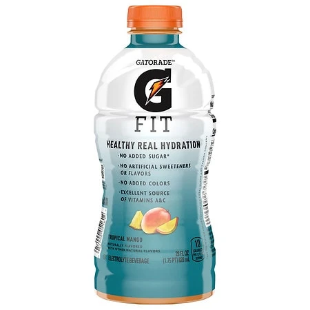 Gatorade Electrolyte Beverage Tropical Mango 28 Fluid Ounces Sports Drink