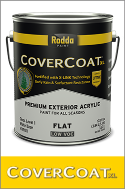 Covercoat Exterior Satin Deep Gallon Paint With X-link Technology