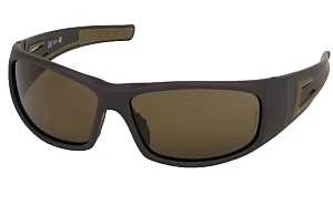 Polarized Safety Glasses With Anti-fog Coating, Brown Frame And Lens