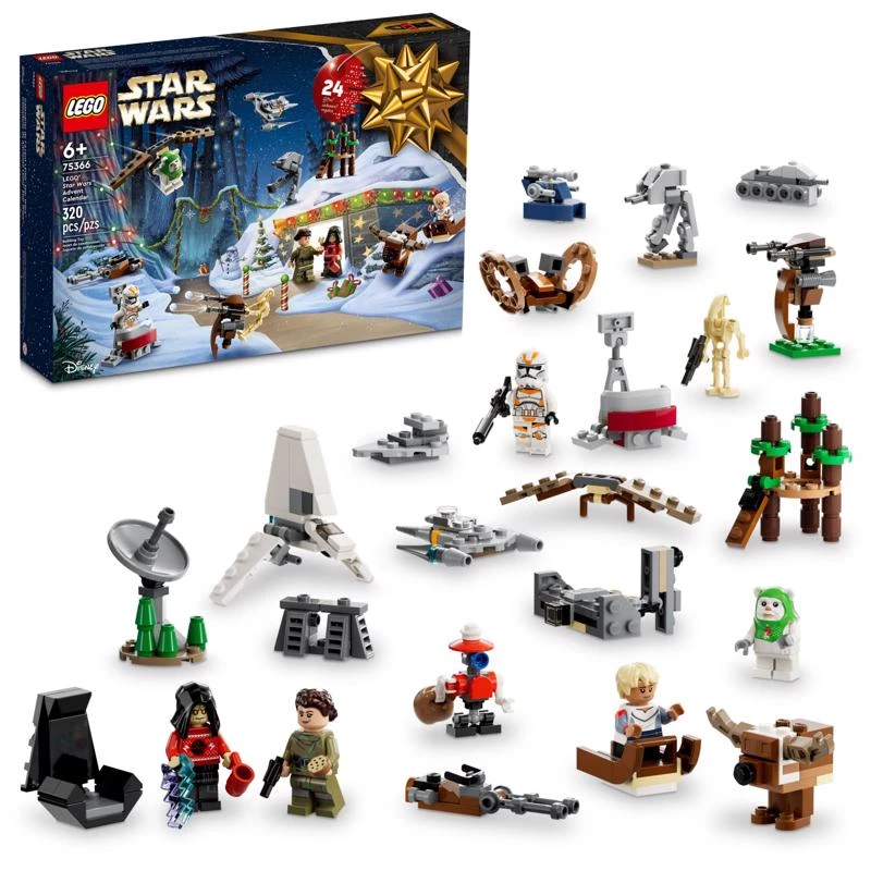 Star Wars Advent Calendar 329 Pieces Model 75366 For Ages 6 And Up