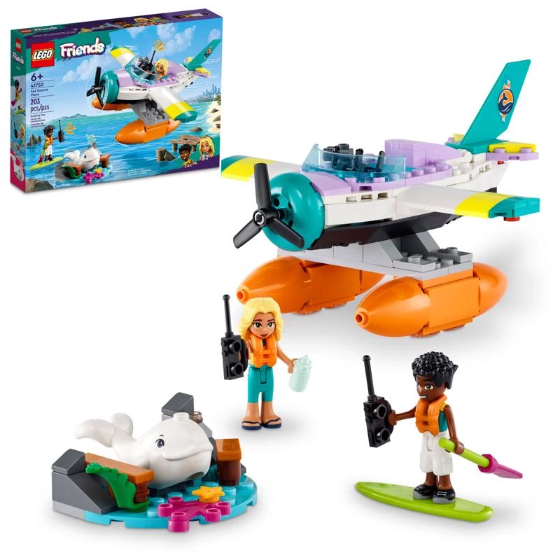 Sea Rescue Plane Toy 203 Pieces Multicolored Model 41752