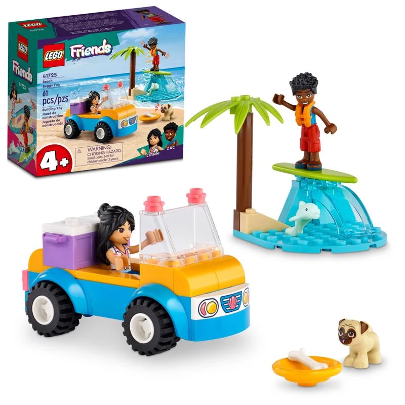 Lego Beach Buggy Fun Toy Multicolored 61 Pieces Model 41725
