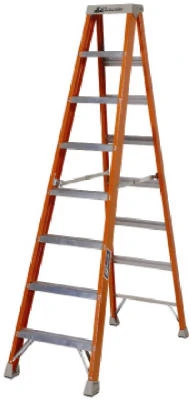 Fiberglass Ia Step Ladder 8 Feet With 300 Pound Load Capacity
