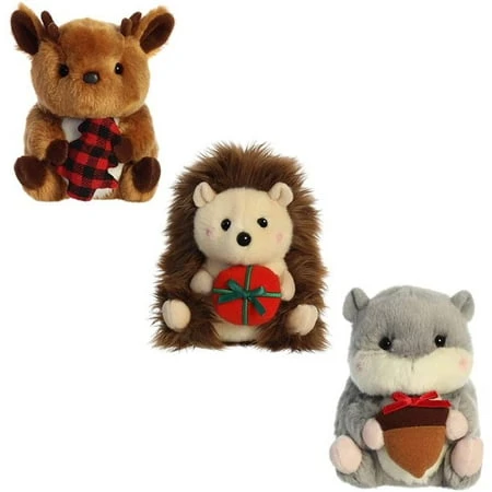 5" ASST HOLIDAY ROLLY PETS