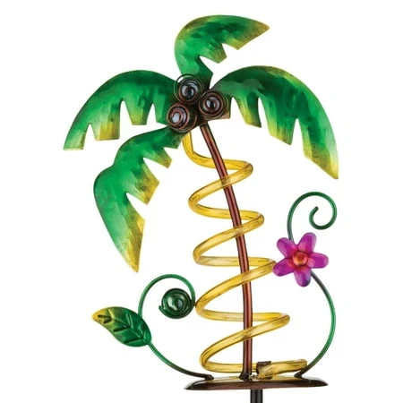 Palm Tree Solar Stake Light - Decorative Outdoor Garden Lighting