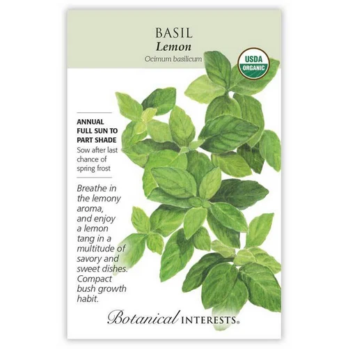 Basil Lettuce Leaf Herb Seeds Non-gmo - Botanical Interests 12/23