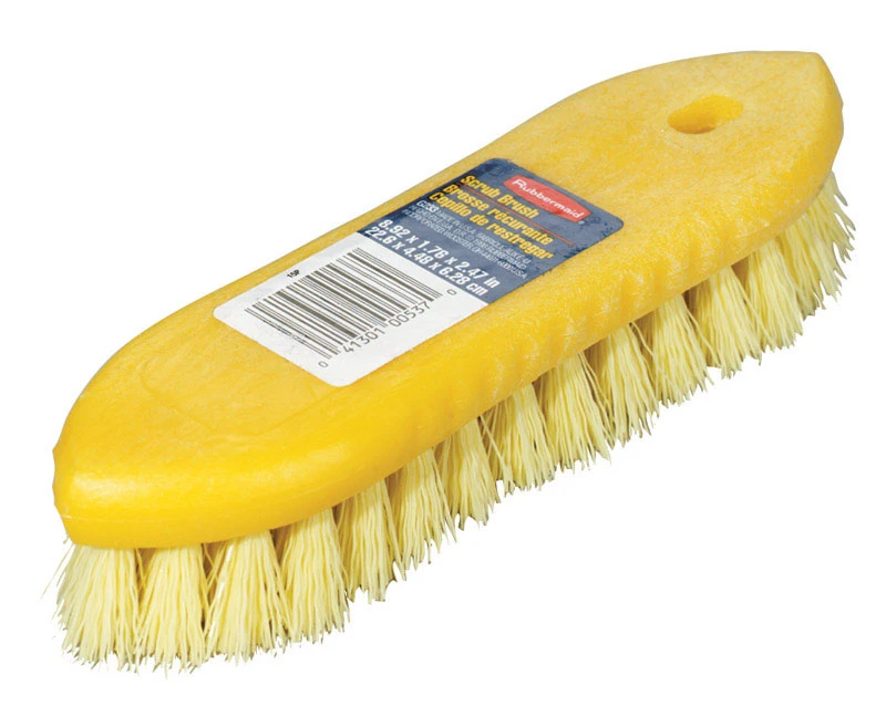 2-1/2 In. W Plastic Scrub Brush With Shark Nose Design