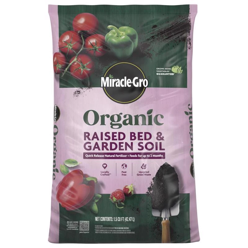 Organic All Purpose Raised Bed Soil 1.5 Cubic Feet