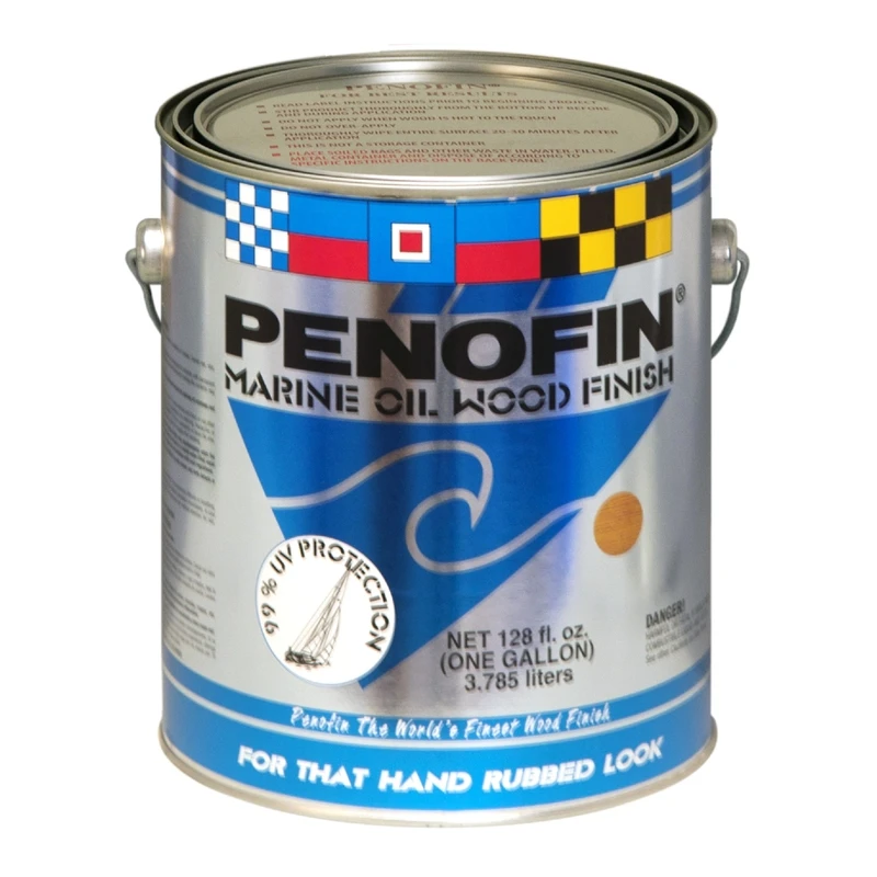Marine Oil Transparent Natural Penetrating Stain 1 Gallon - F5emaga