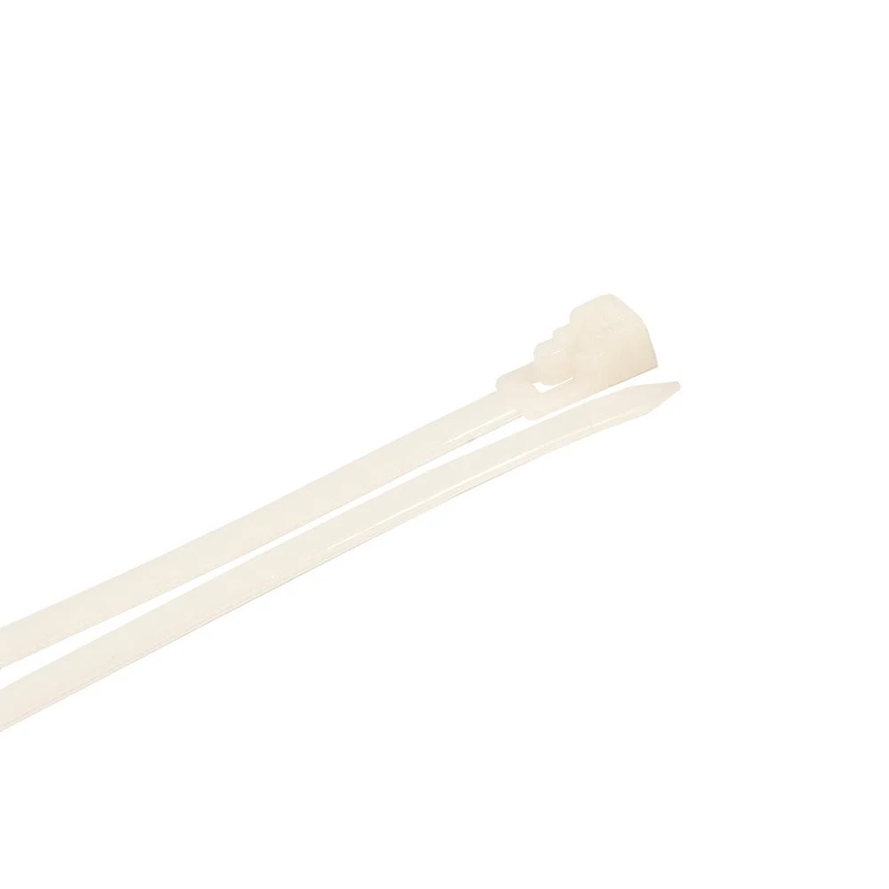 11 In. Releasable Standard Duty Cable Ties Natural 100 Pk