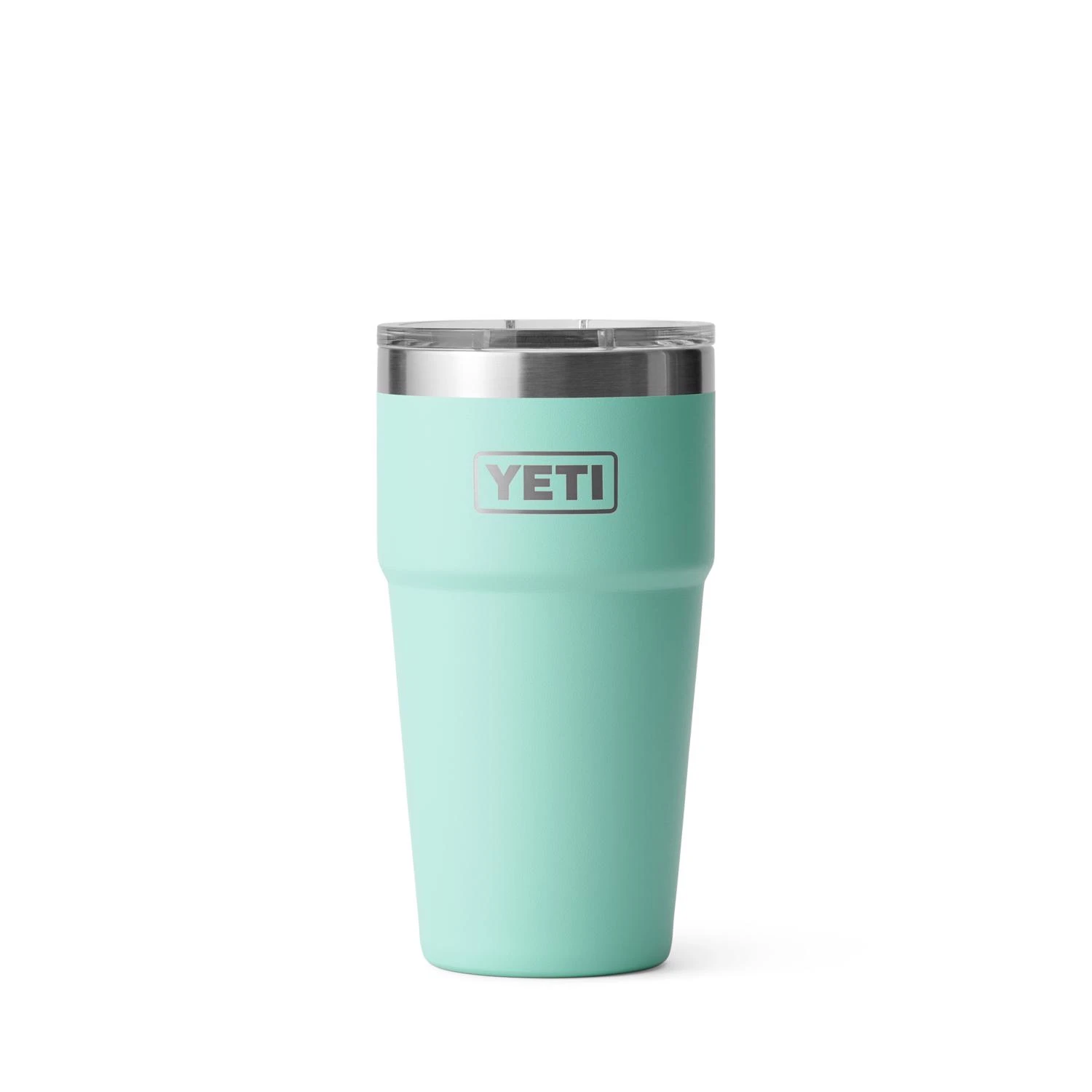 Rambler 16 Oz Seafoam Bpa Free Stackable Pint With Magslider Lid