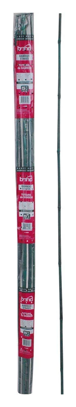 5 Ft. H X 3/4 In. W Green Bamboo Garden Stakes - 6 Pack