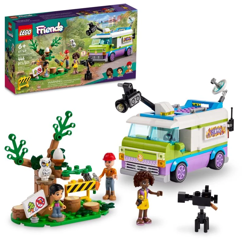 Newsroom Van Toy Multicolored 446 Pieces Model 41749