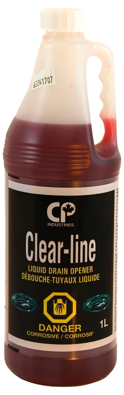 Clear-line Drain Opener 1 Liter Liquid For Clogs And Blockages