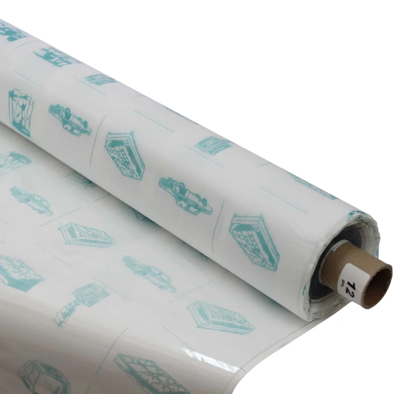 N012-54 Clear Vinyl Shelf Liner, 75 Ft Long, 54 In Wide, 12 Gauge Thick