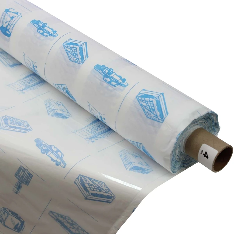 N004-54 Clear Vinyl Shelf Liner, 180 Ft Length, 54 In Width, 4 Ga Thickness