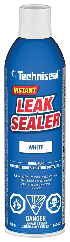 Instant Leak Sealer 369g Aerosol Spray - White, Flexible, Waterproof