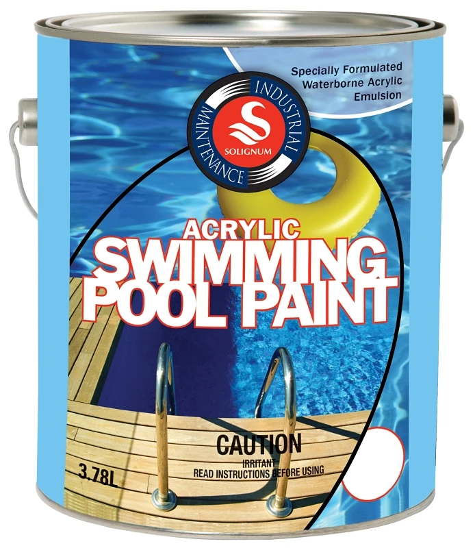 Swimming Pool Paint, Sky Blue, 3.78 Liters, 285 Sq-ft Coverage
