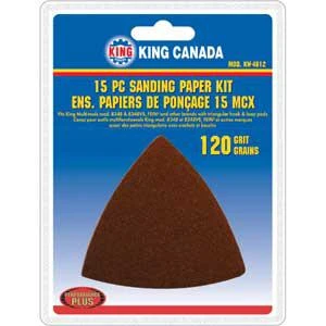 Sanding Paper Kit 120 Grit For Multi-tools Models 8348, 8348vs, 8349lvs