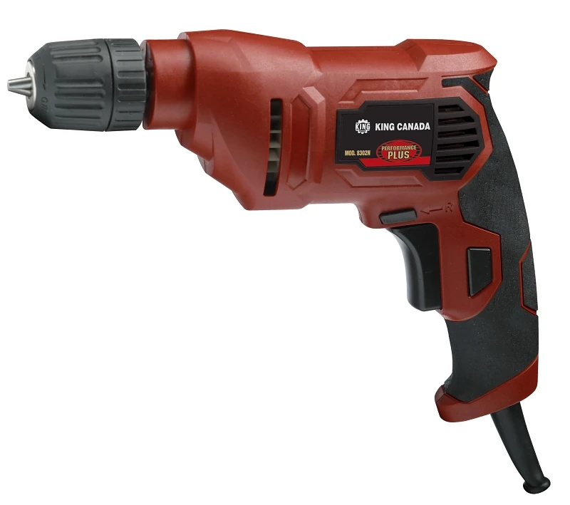 Electric Drill 3/8 Inch Chuck 3.3 Amp 0-3000 Rpm Model 8302n