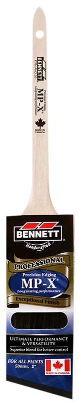 2 Inch Angular Tapered Paint Brush With Nylon/polyester Bristles