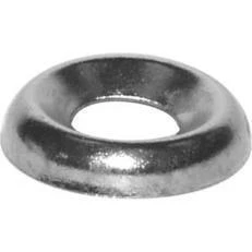 Finishing Cup Washer No. 8 Nickel 16 Count Pack