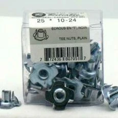 T-nut 4-prong 5/16-18 Steel Zinc 25 Count