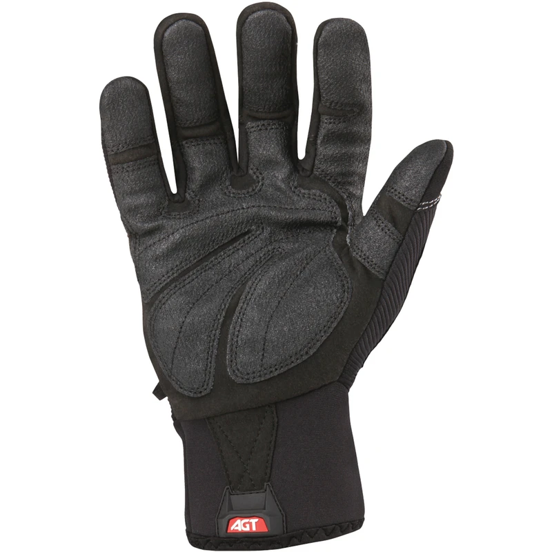 Xxl Synthetic Leather Cold Weather Black Gloves - Insulated, Water Resistant