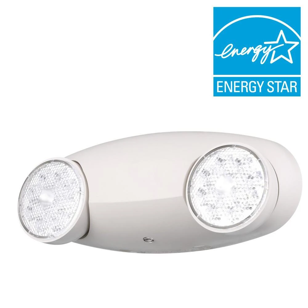 Elm2 Led M12 Quantum 2-light White Integrated Led Emergency Light By Lithonia Lighting