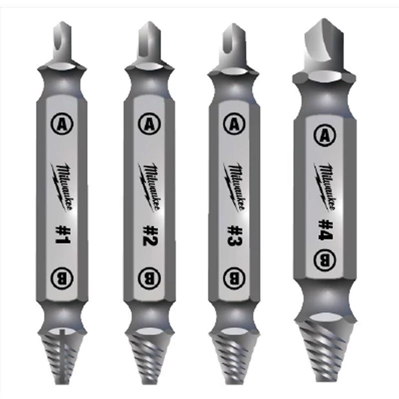 MILWAUKEE M2 SCREW EXTRACTOR 4PC