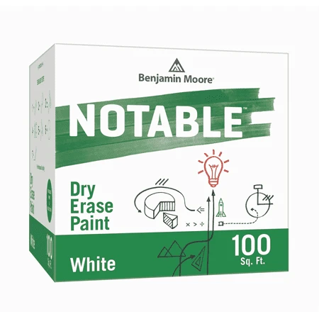 Notable Dry Erase Paint White 100 Square Foot Kit