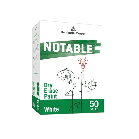 Notable Dry Erase Paint White 50 Square Foot Kit For Creative Spaces