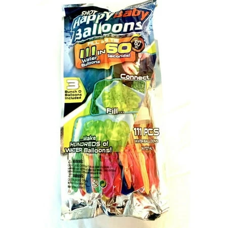 Water Balloons 111 Per Pack Full Each Set In Just 60 Seconds